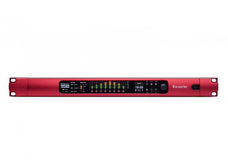 Focusrite RedNet MP8R 8-kanals fjernstyrt mic pre,redund. PSU